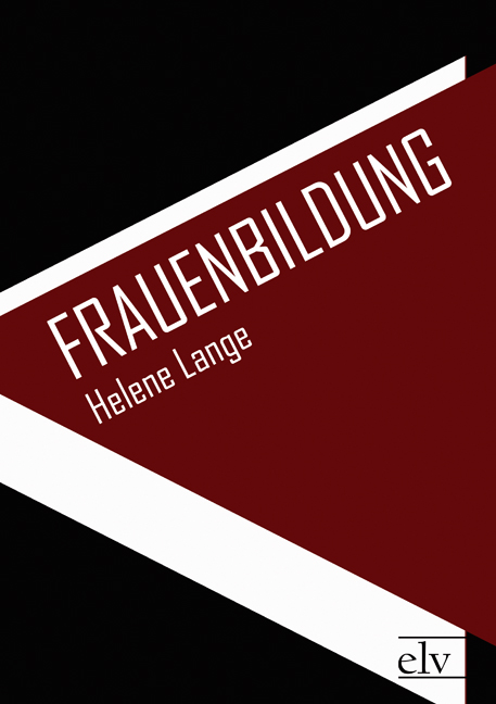 Cover des Titels Frauenbildung von Lange Helene