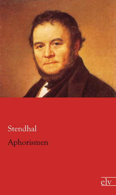Cover des Titels Aphorismen von Stendhal 
